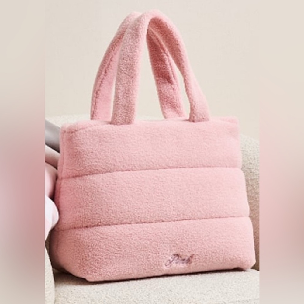 Victoria’s Secret Pink Plush Tote Bag
